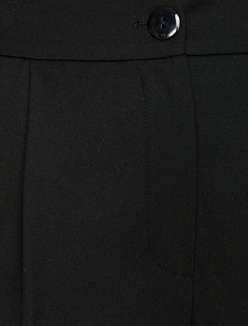 16343 Black Pocket Detail Trousers