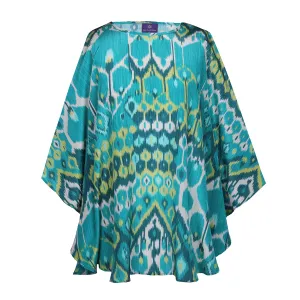 Acqua Vita Italian Silk Poncho