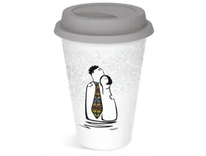 Andy Cartwright Mr & Mrs Smarty Pants Tumbler - Grey (GF-AC-664-B-GY)