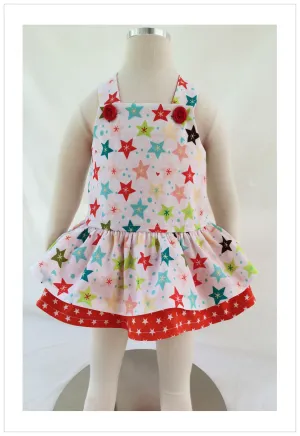 Baby & toddler girls romper pdf sewing pattern TINKERBELLE ROMPER  sizes 3 months to 3 years.