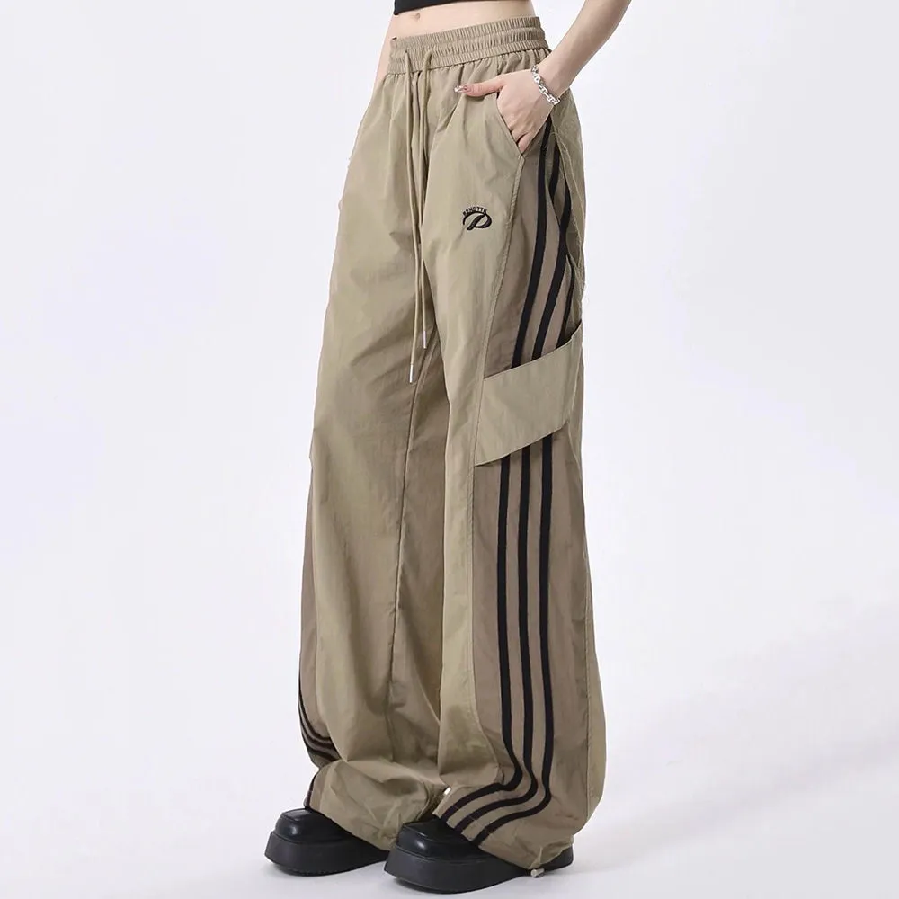 Blokette Style Cargo Stripe Pants