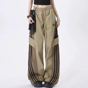 Blokette Style Cargo Stripe Pants