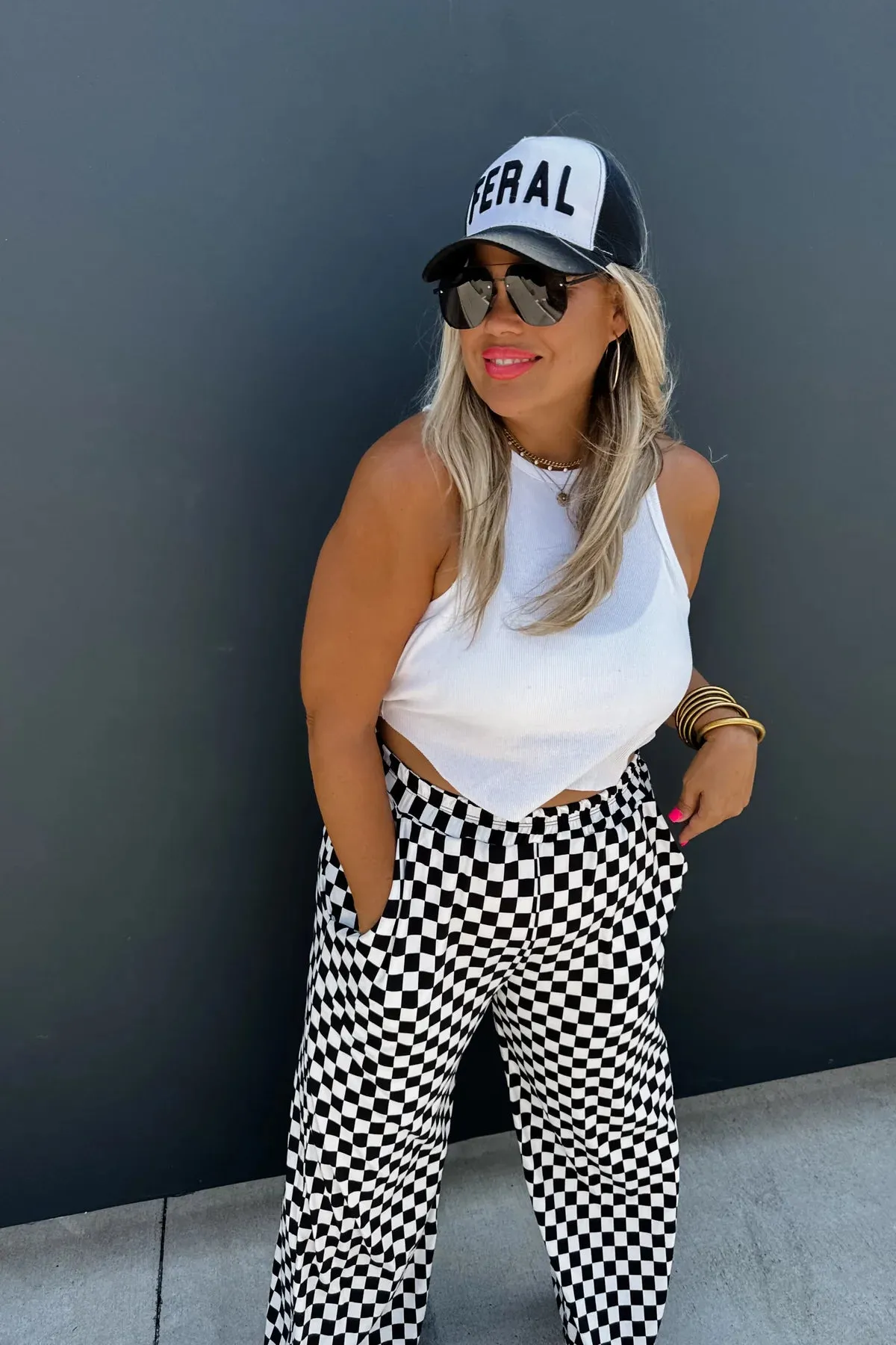 Bold Checkered  Pants