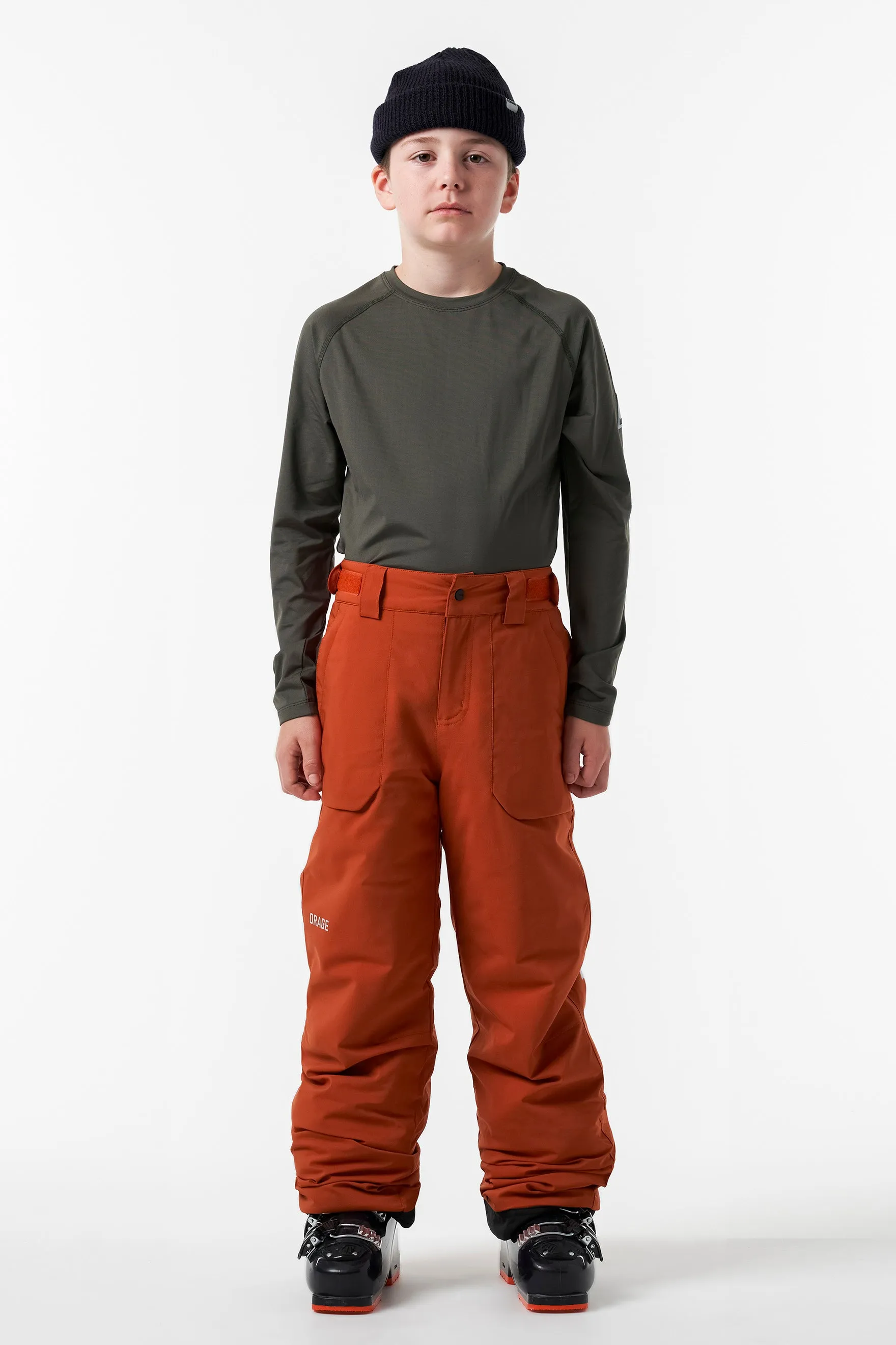 Boy's Stoneham Insulated Pant-Terracotta