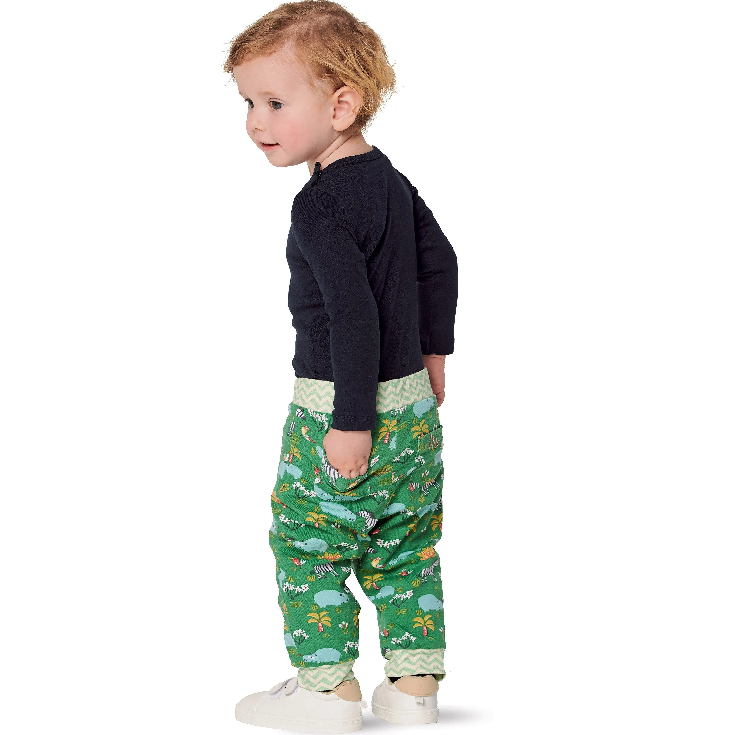 Burda Pattern 9293 Babies' Reversible Jacket and trousers