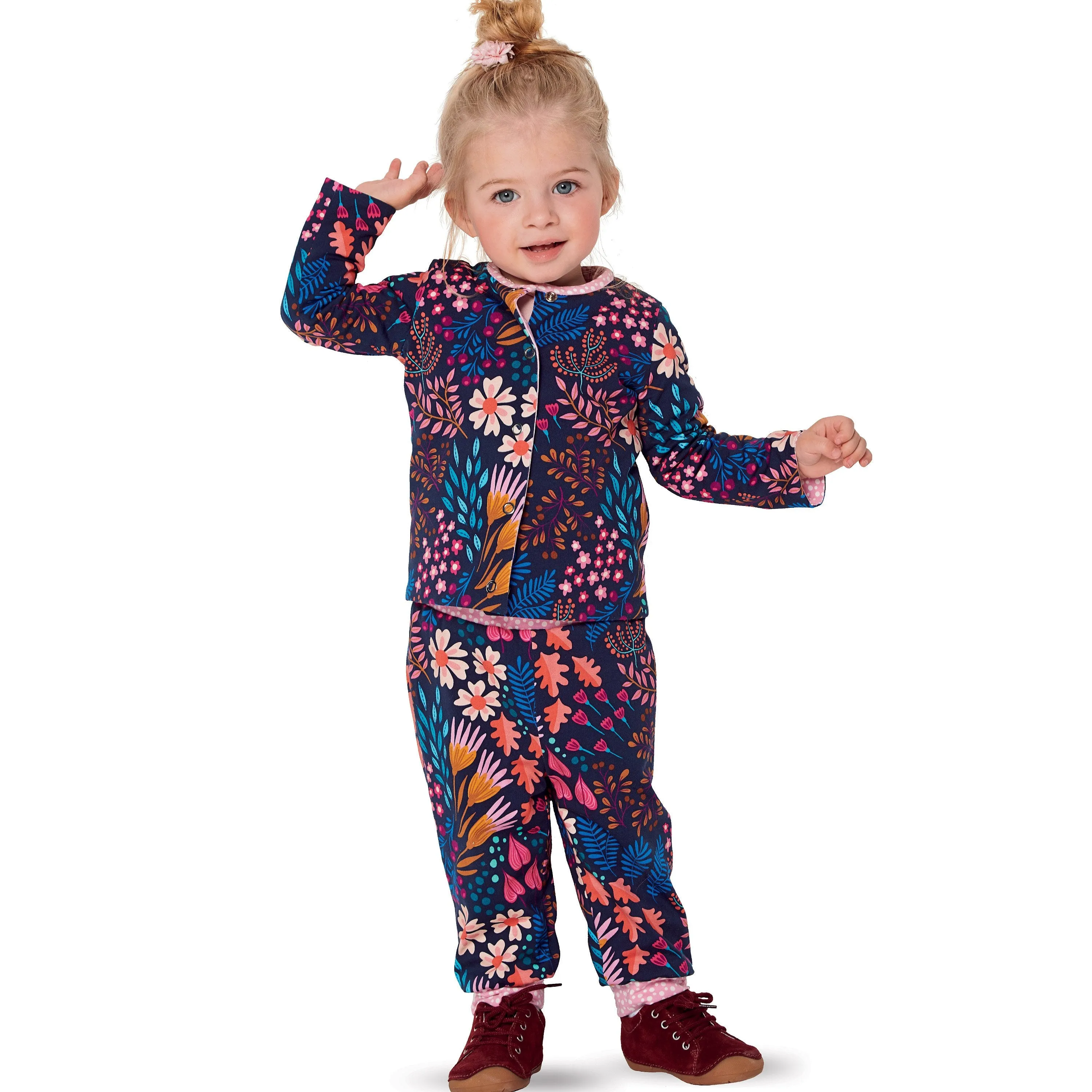 Burda Pattern 9293 Babies' Reversible Jacket and trousers