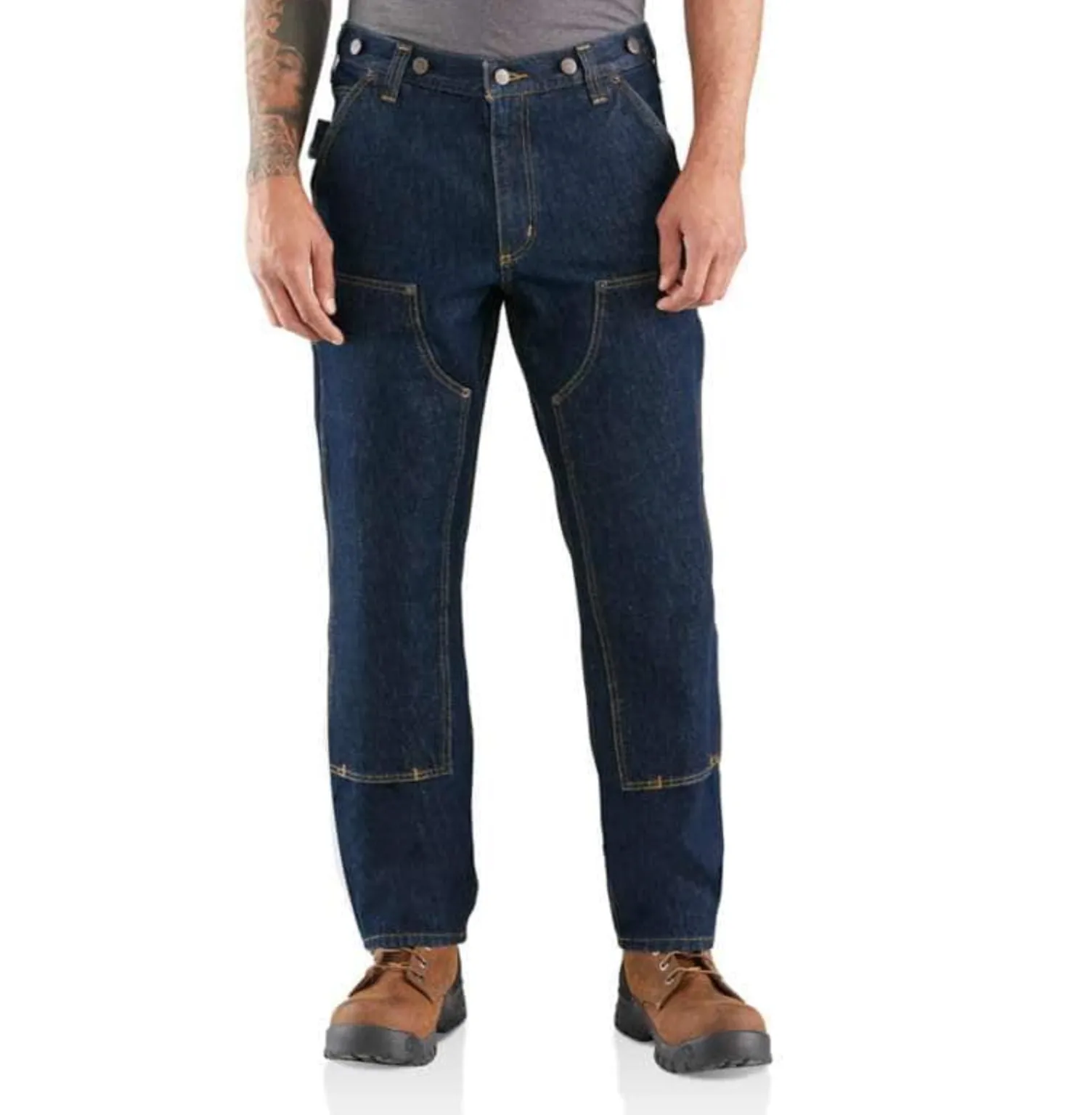 Carhartt Men's Rugged Flex® Relaxed Fit Double-Front Utility Logger Jeans