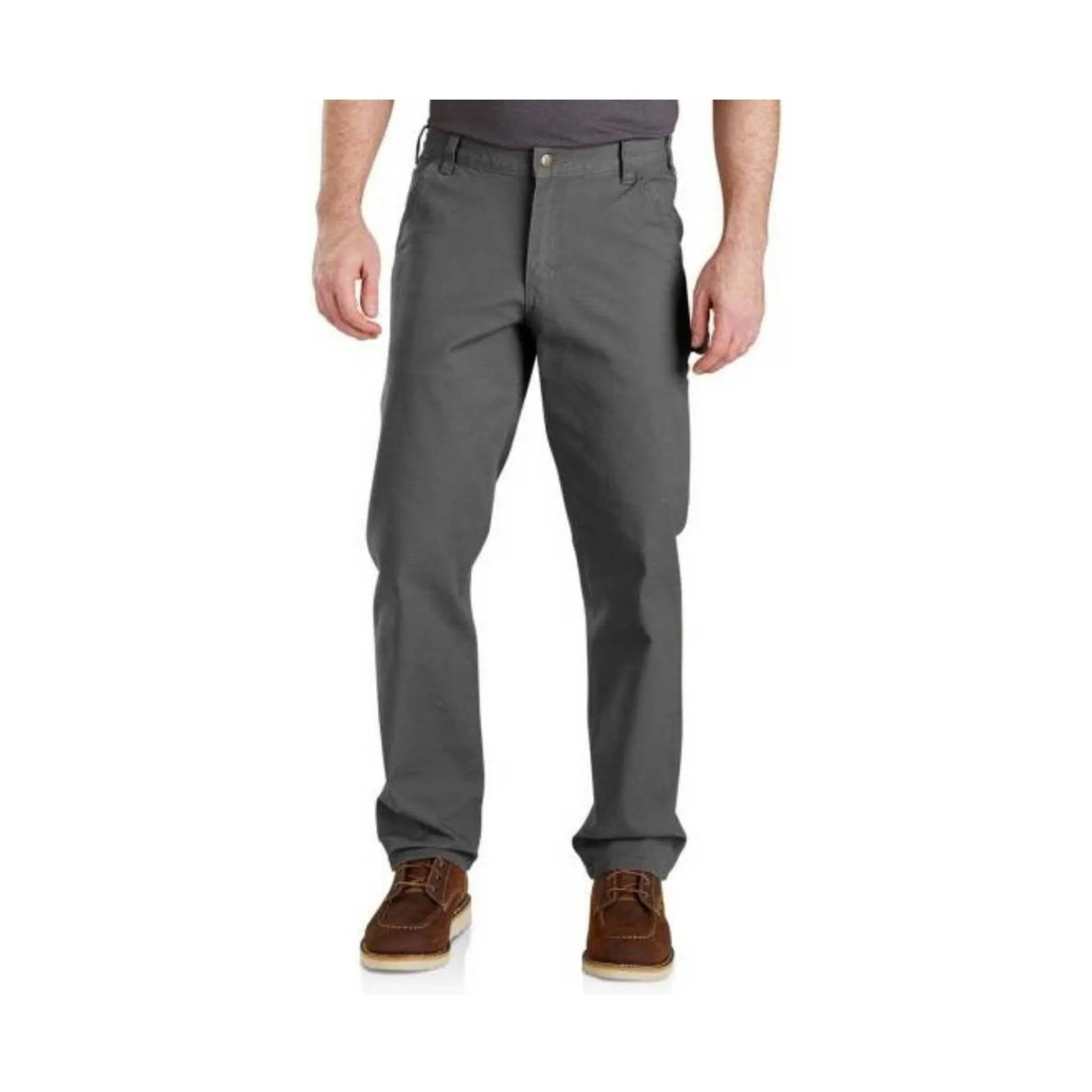 Carhartt Men's Rugged Flex® Relaxed Fit Duck Dungaree - Gravel