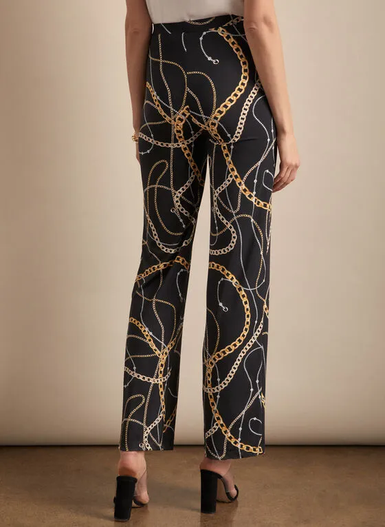 CHAIN PRINTED PANTS- 196335