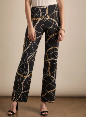 CHAIN PRINTED PANTS- 196335