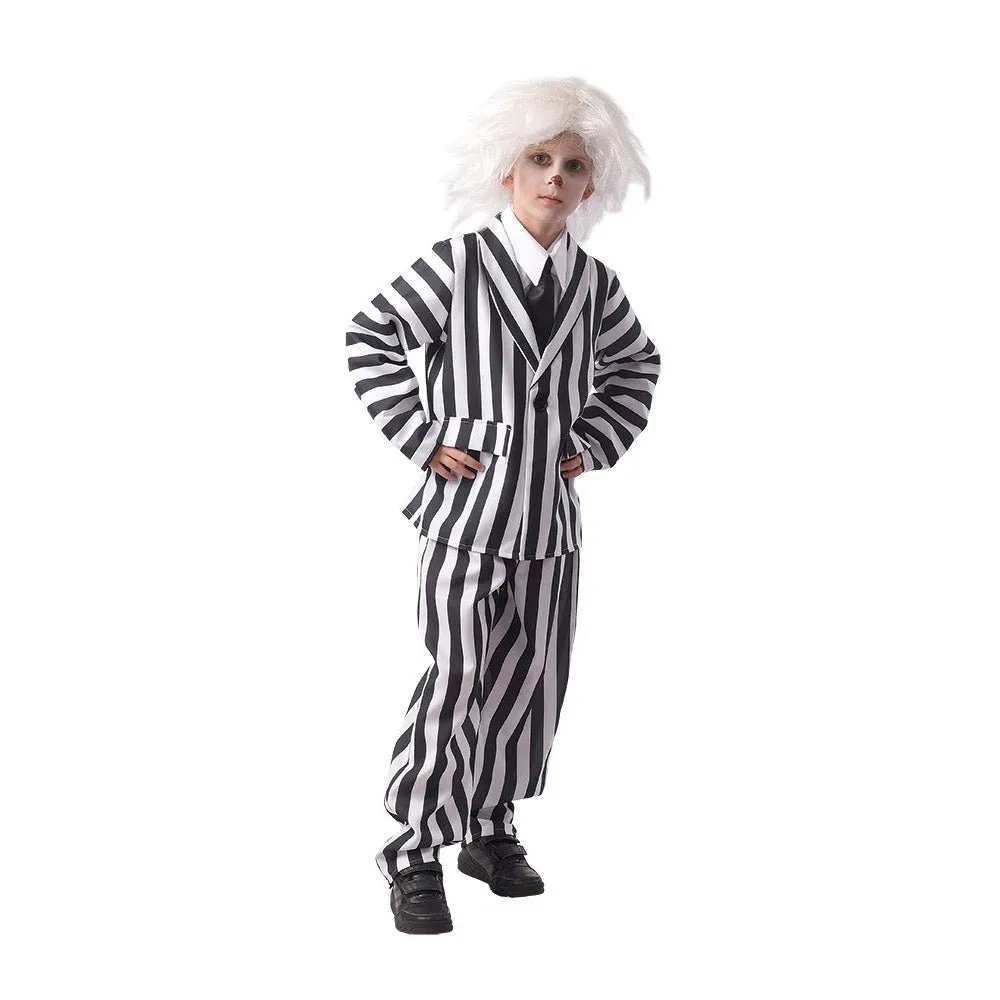 Children Beetle Juice Style Costume