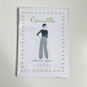 Citronille Patterns : Gabrielle Pants