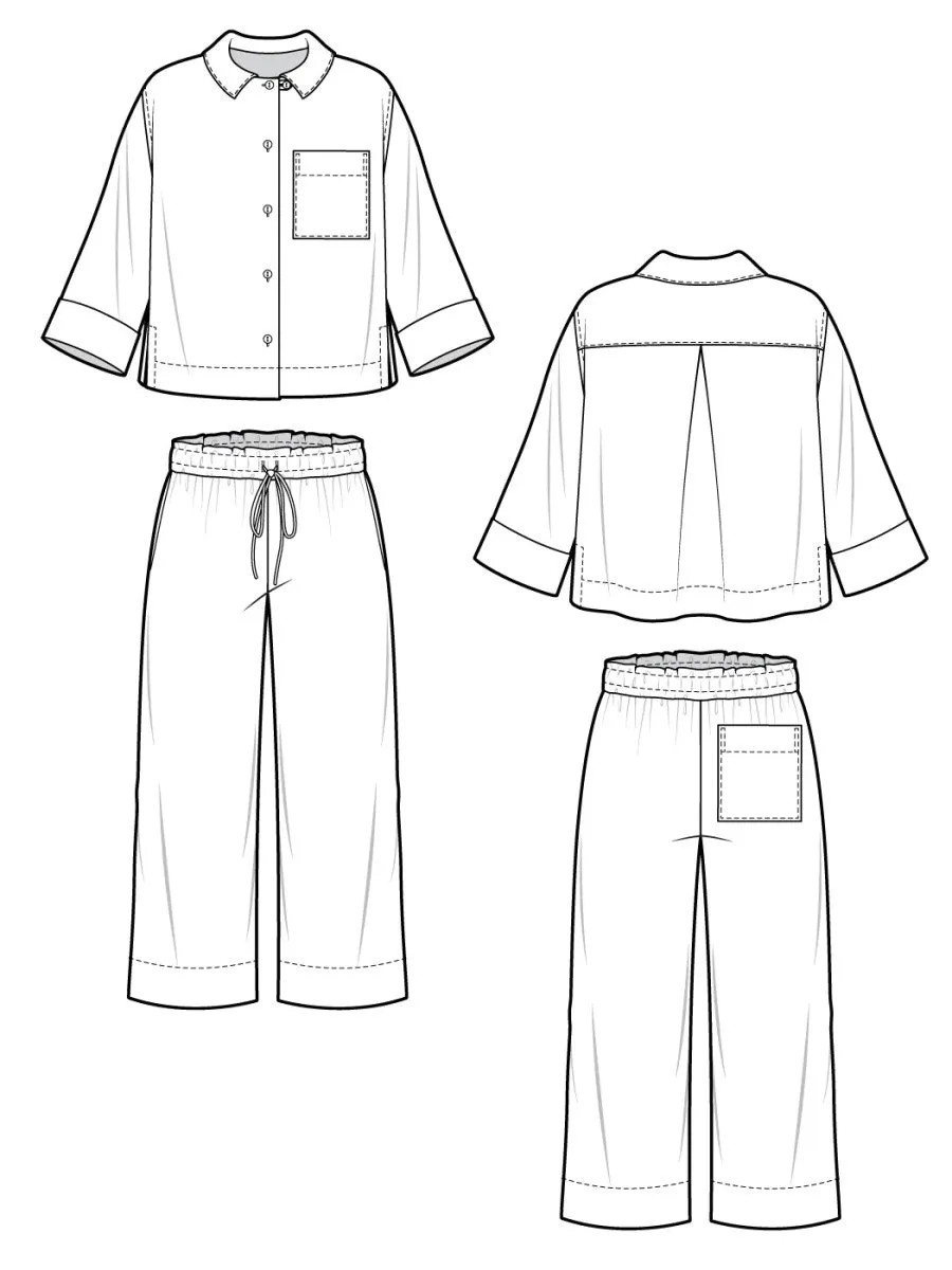 Closet Core Patterns - Fran Pajamas