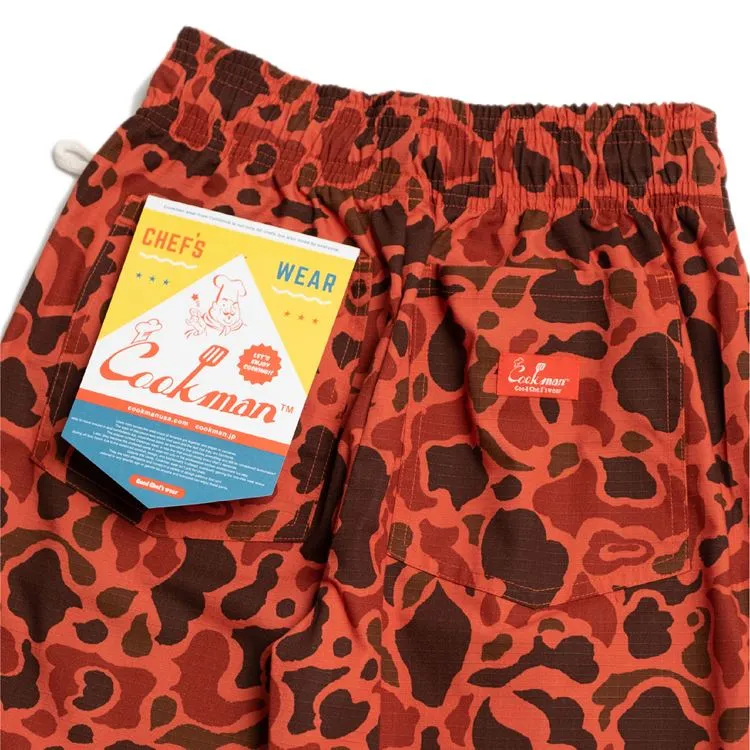 Cookman Chef Pants - Ripstop : Duck Hunter Camo Red