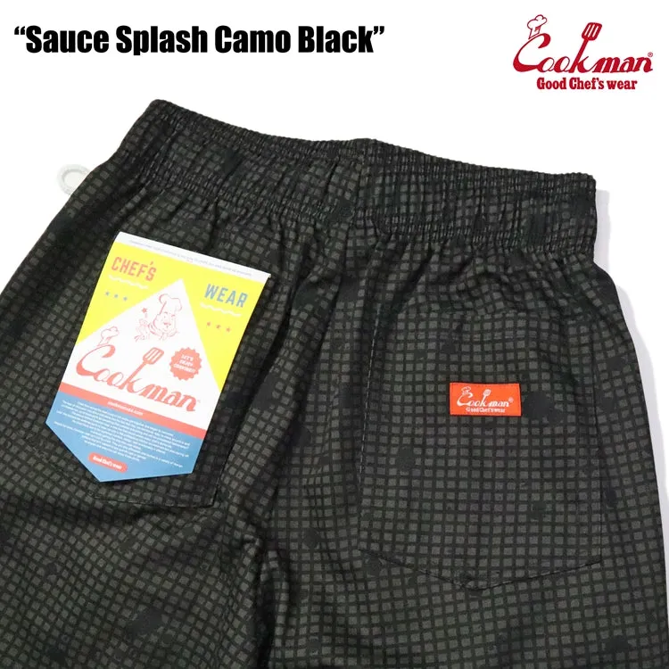 Cookman Chef Pants - Sauce Splash Camo : Black