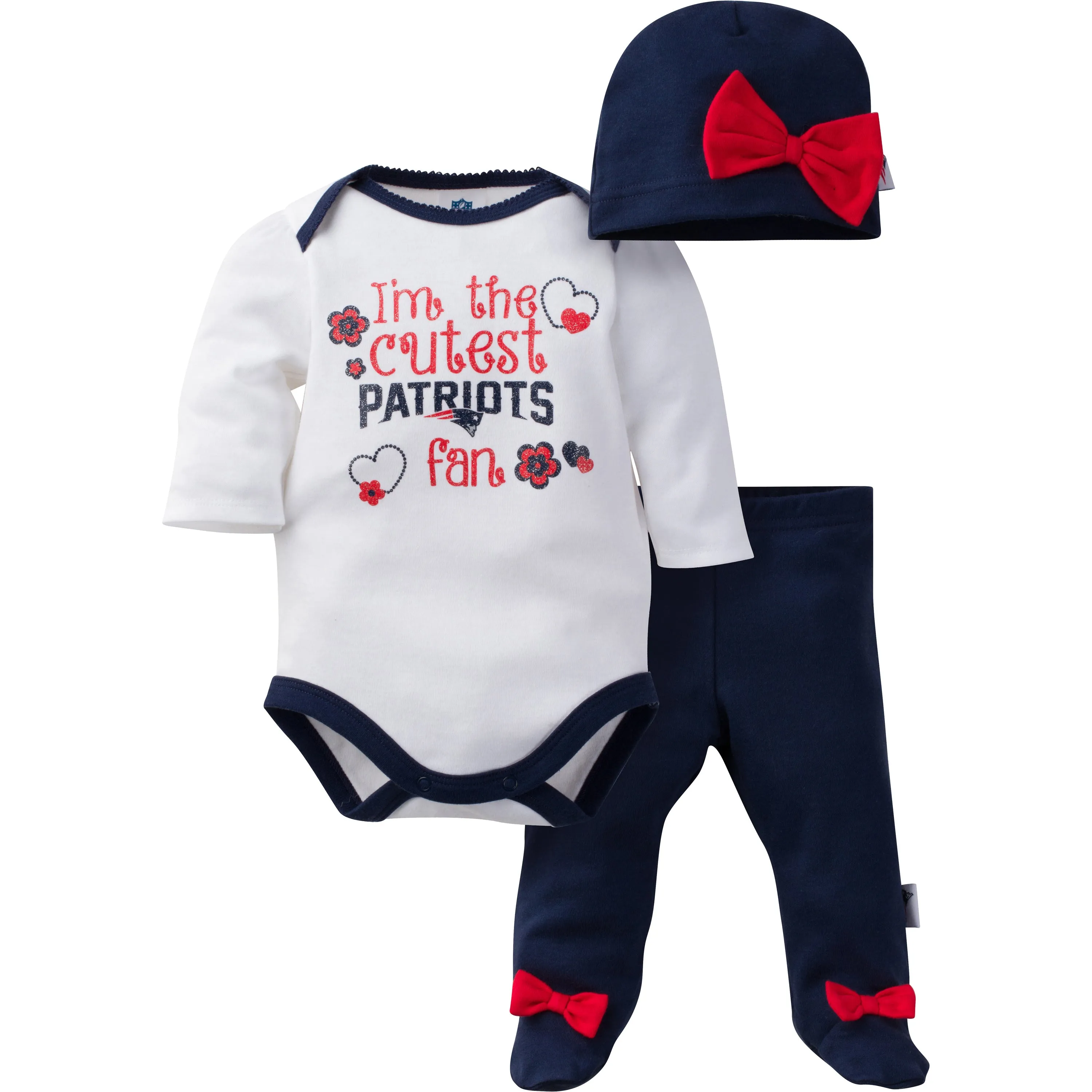 Cutest Patriots Girl Set