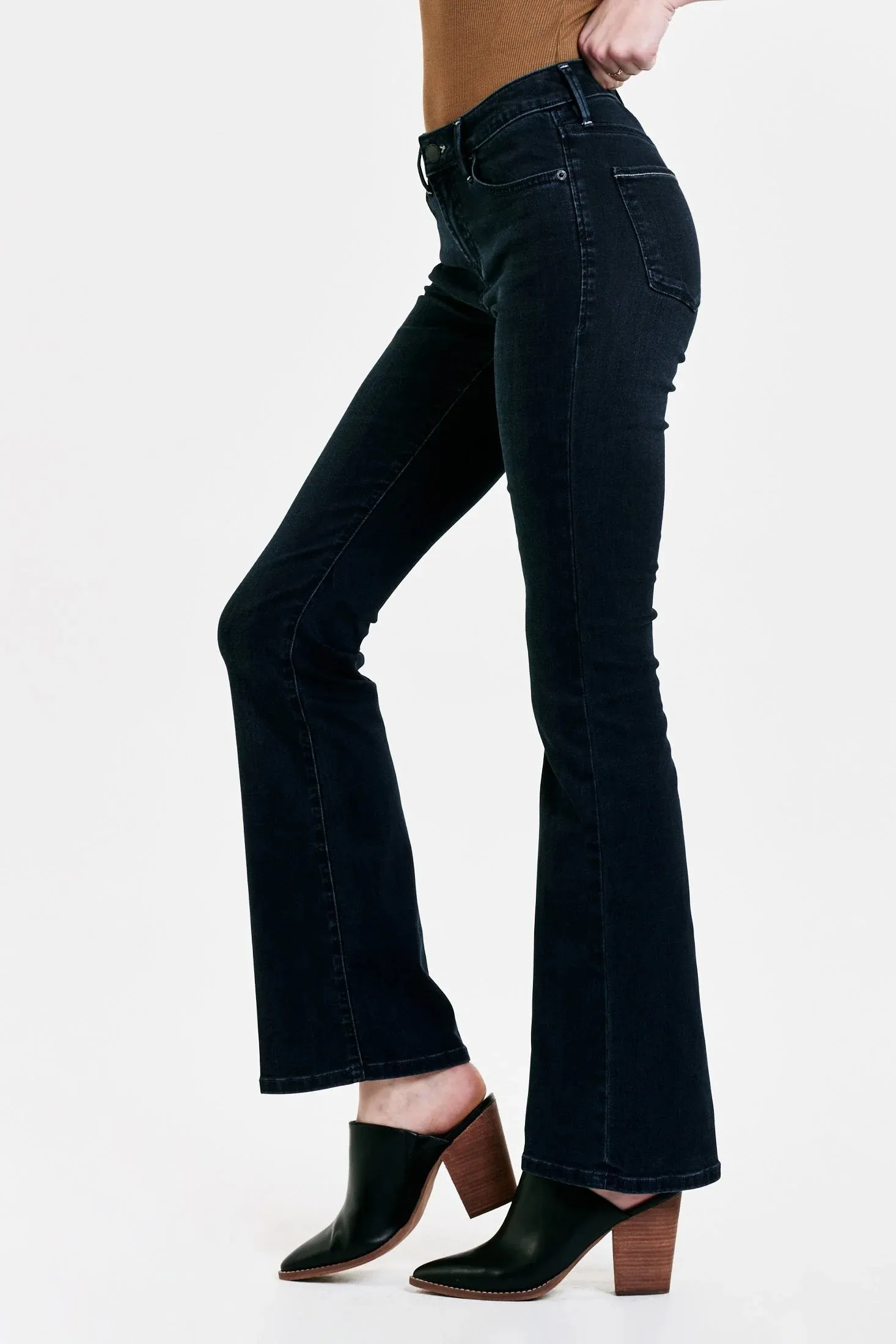 Dear John Jaxtyn High Rise Bootcut Jean in Roselle