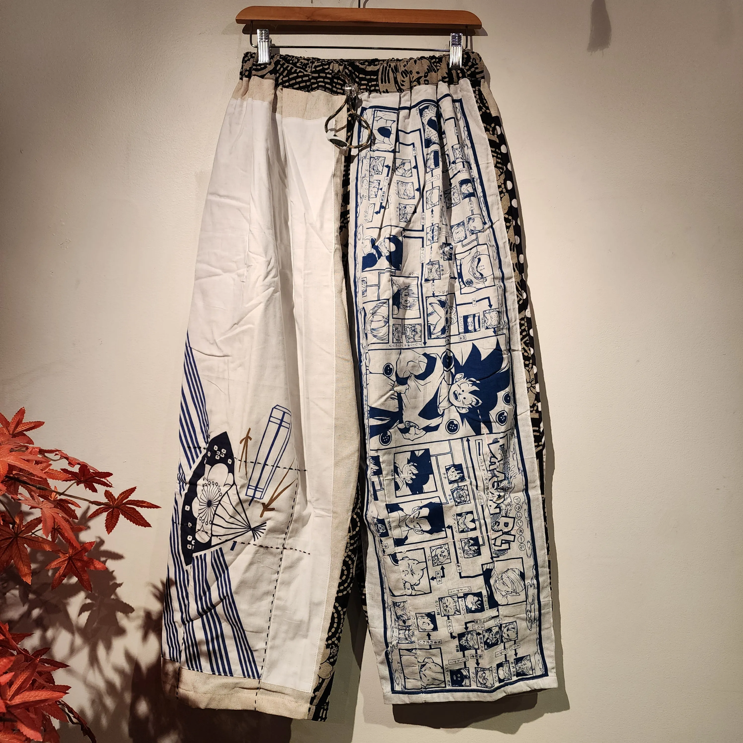 Dragon Ball Z Tenugui Patchwork Pants