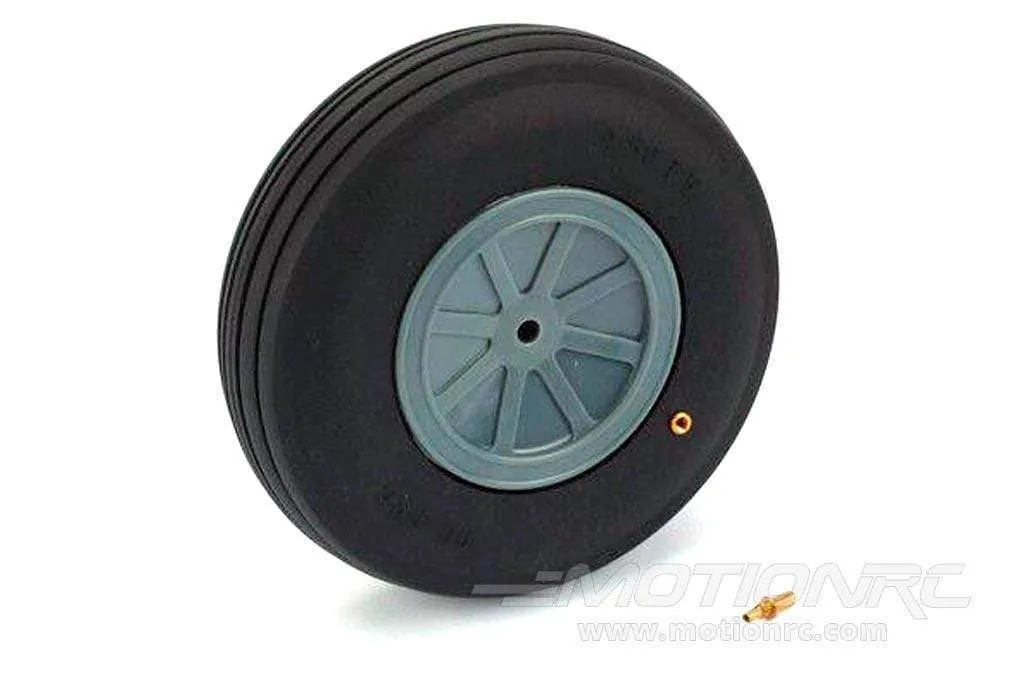 Du-Bro 127mm (5") x 38.1mm Large Scale Treaded PVC Wheel for 5mm Axle