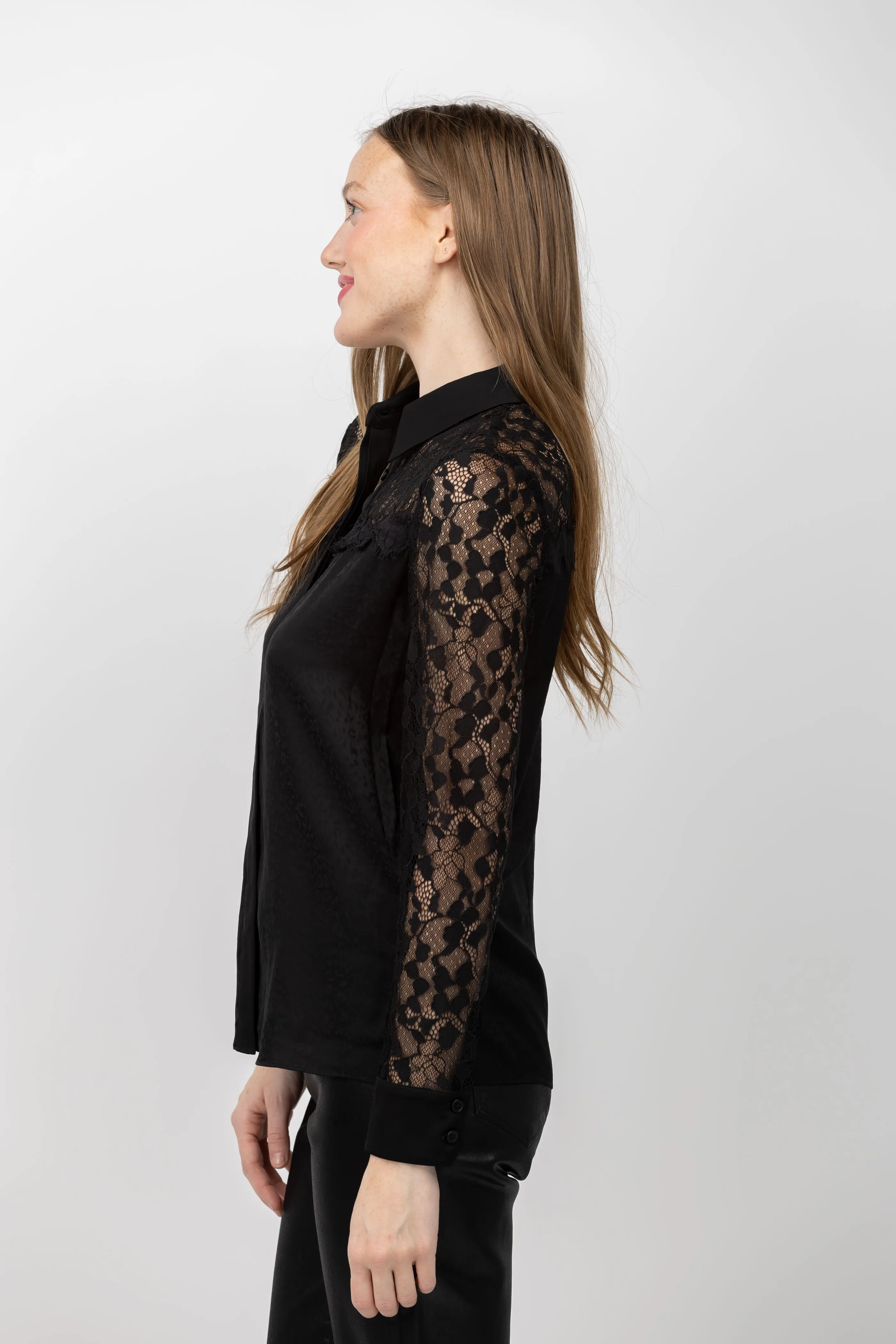 DVF Primose Top in Black