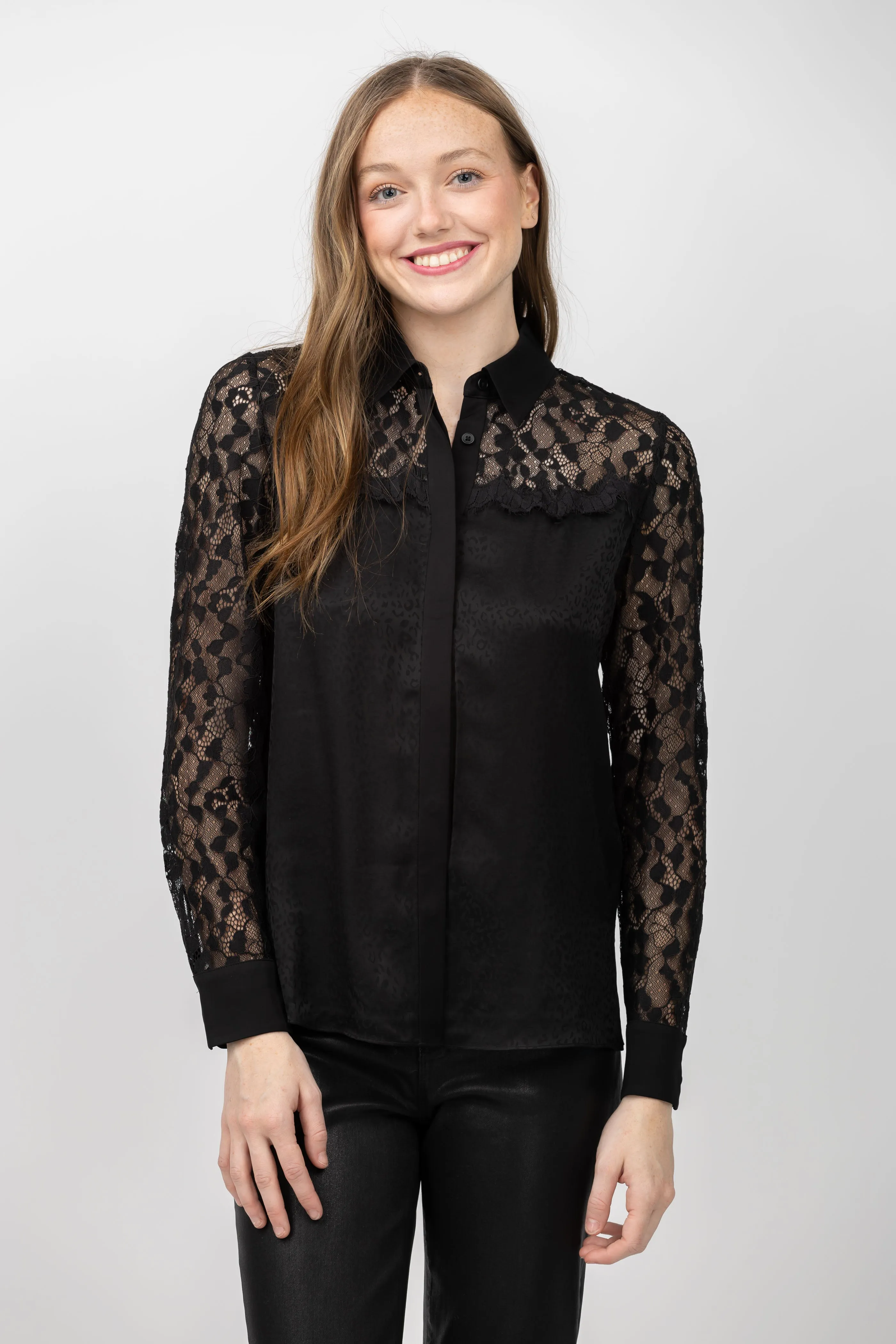 DVF Primose Top in Black