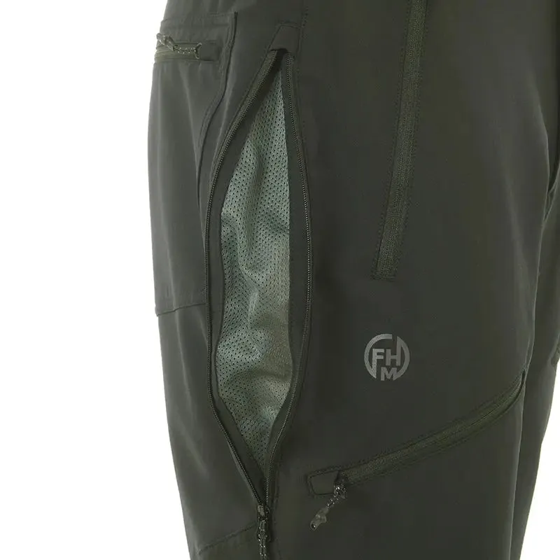 FHM Trek Softshell Tactical Trousers in Green Khaki Color