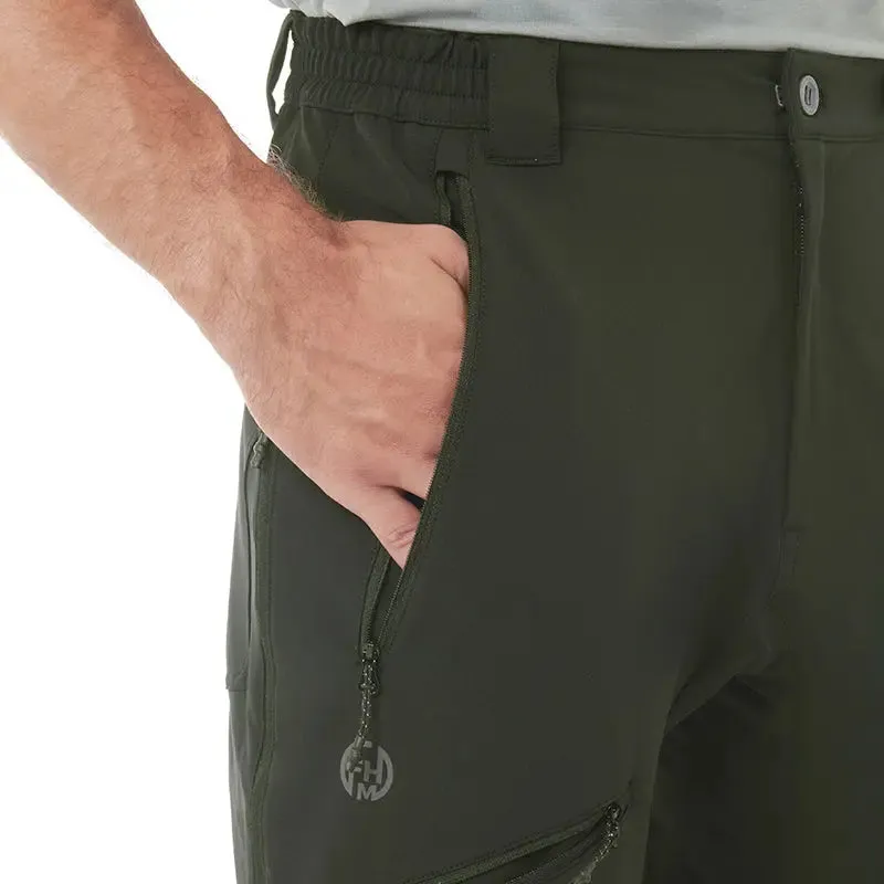 FHM Trek Softshell Tactical Trousers in Green Khaki Color