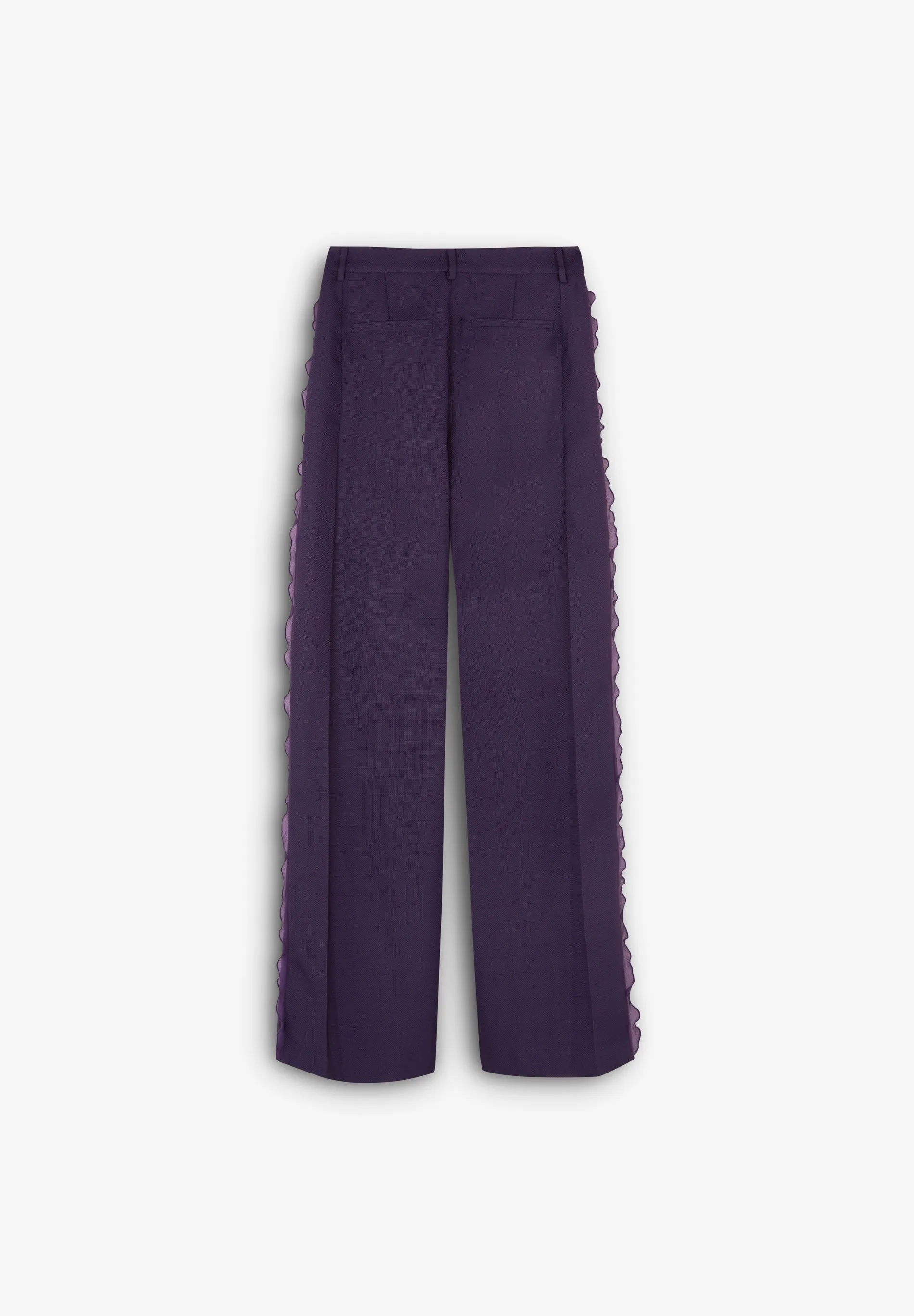 FULL LENGTH TROUSERS WITH ORGANZA DETAIL