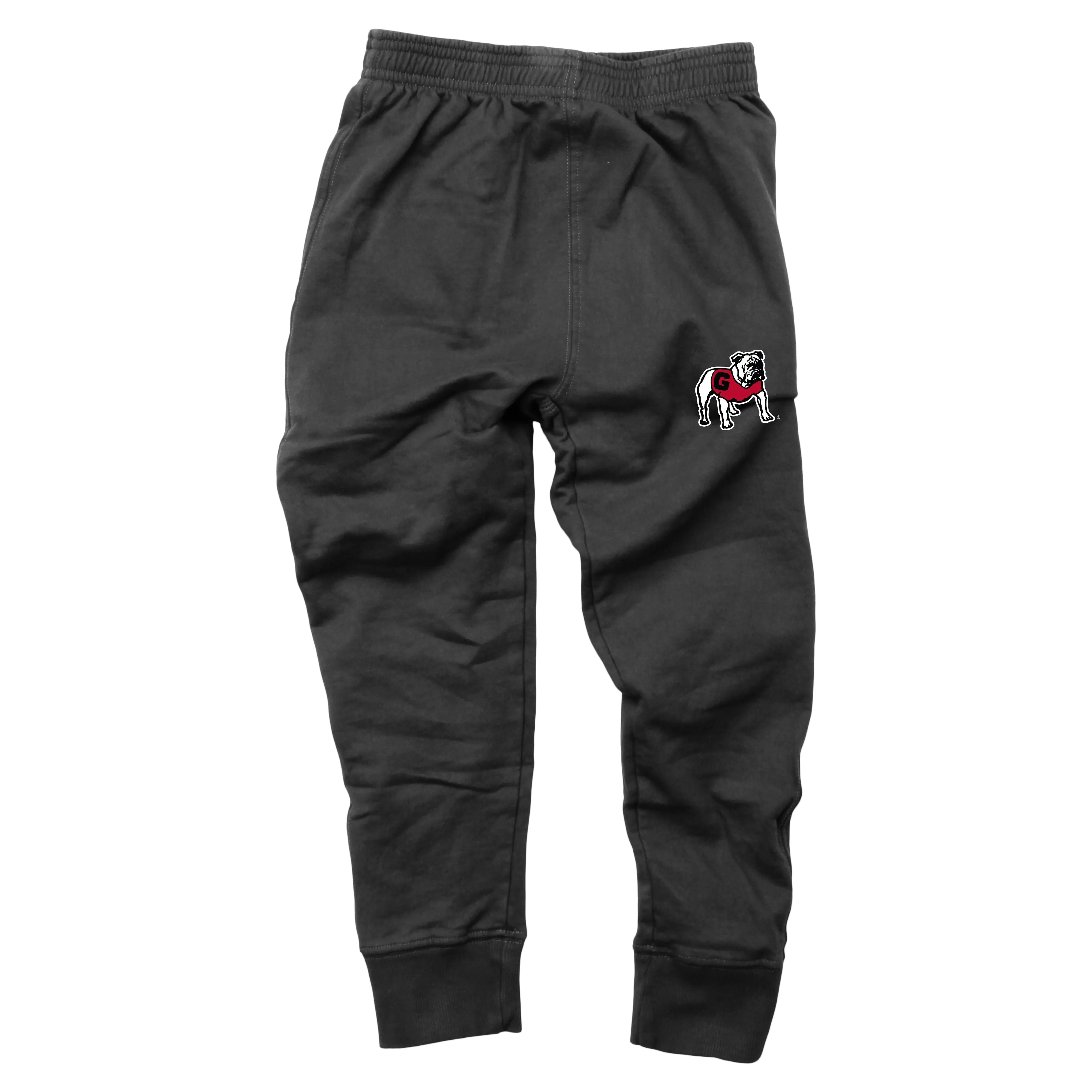 Georgia Black Fleece Toddler Bulldog Mascot Sweatpants