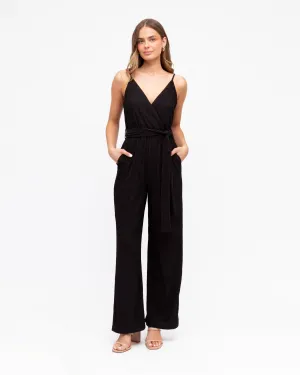 Glamour Jumpsuit Black