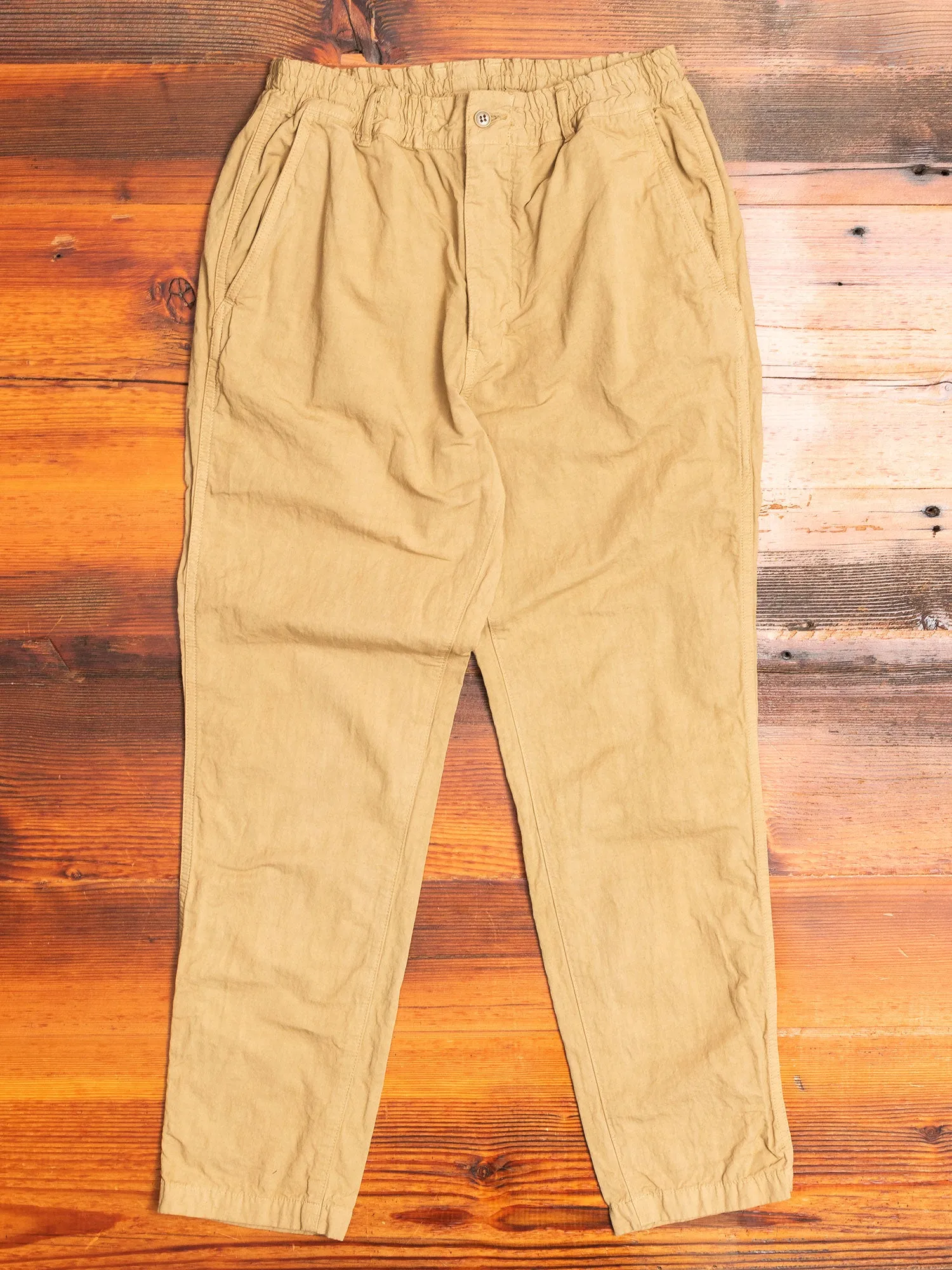 Hemp Easy Pants in Beige