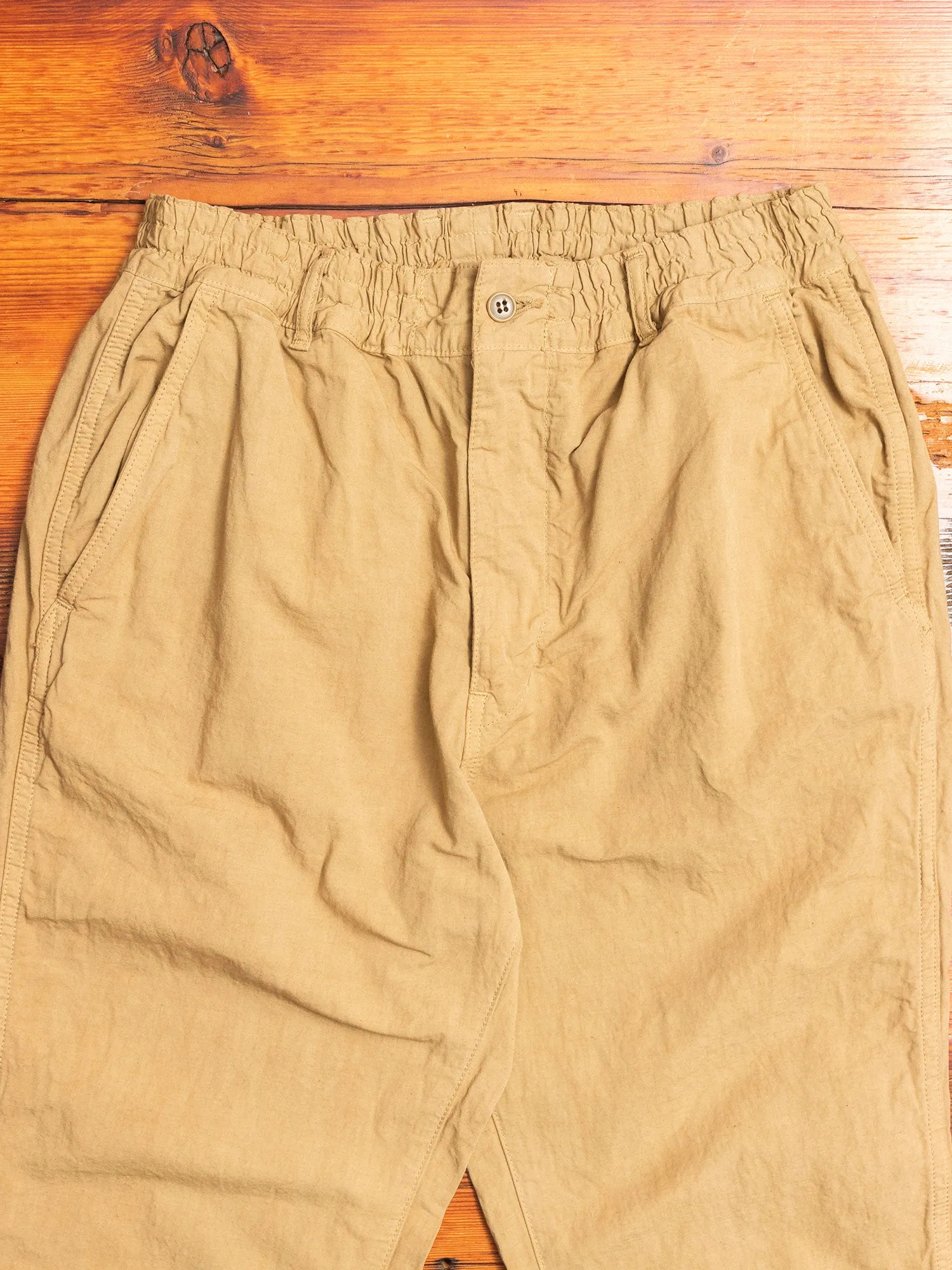 Hemp Easy Pants in Beige