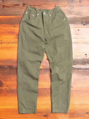 Hemp Tapered Pants in Khaki