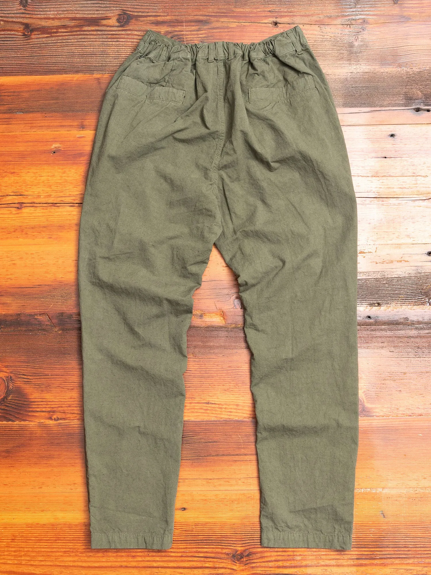 Hemp Tapered Pants in Khaki