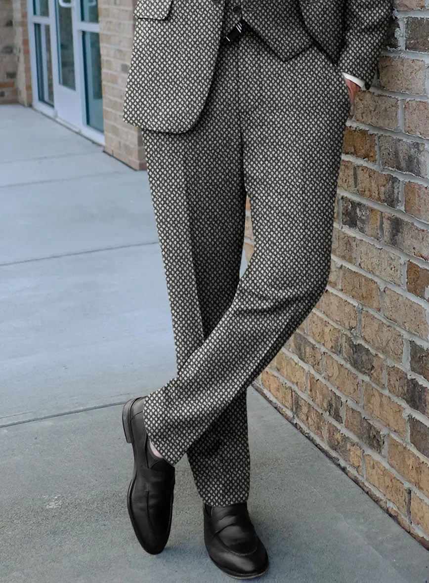 Highlander Heavy Honeycomb Gray Tweed Pants