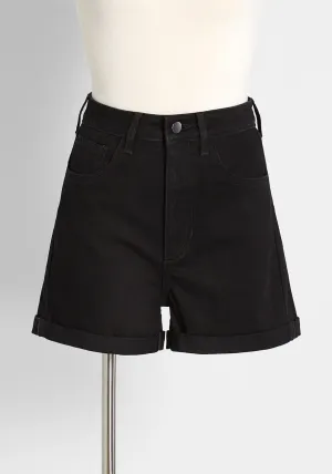 Hot and Fun Summer Nights High-Rise Denim Shorts