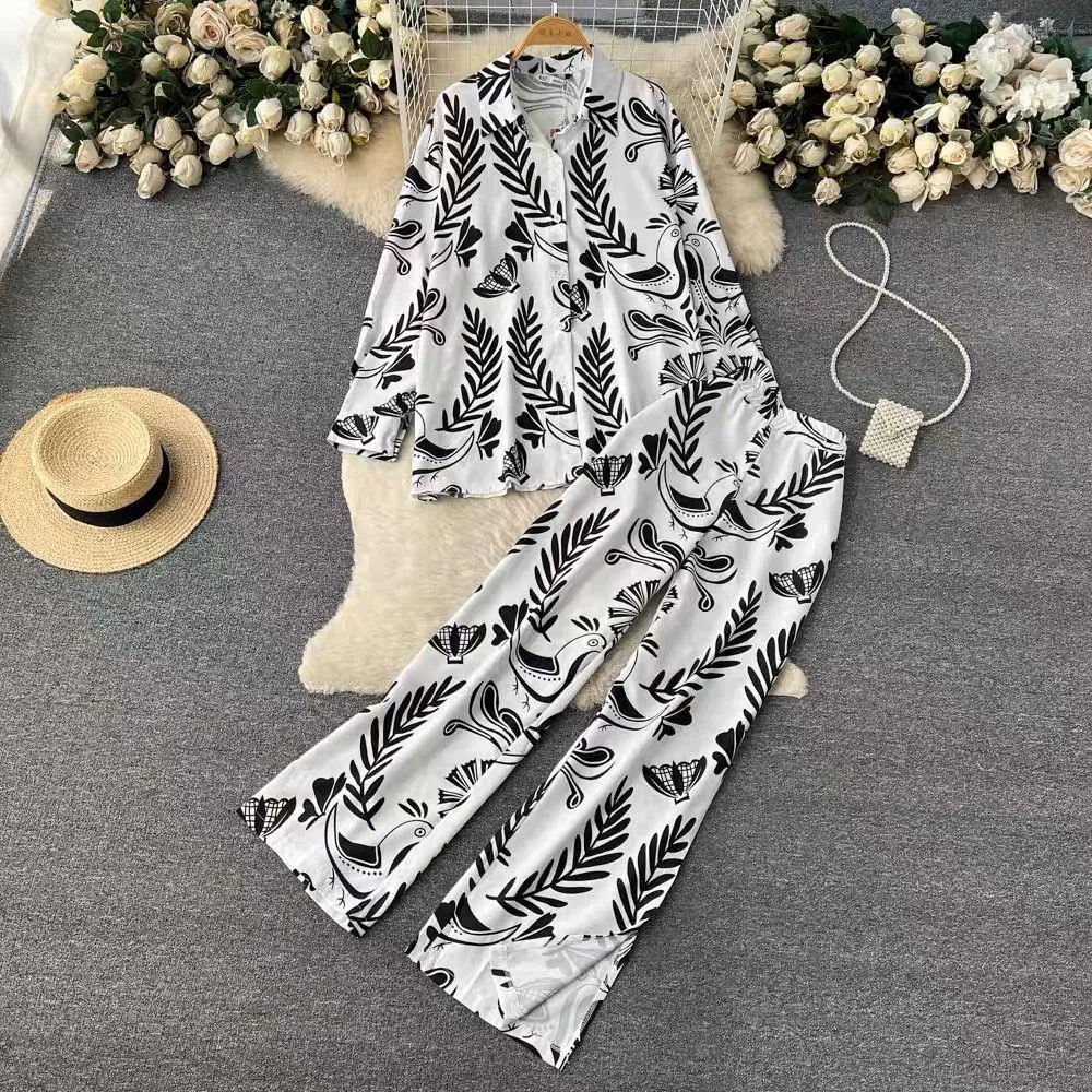 Jibby Abstract Print Coord Set