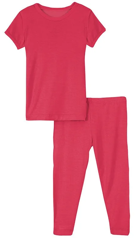 KicKee Pants Solid S/S Pajama Set