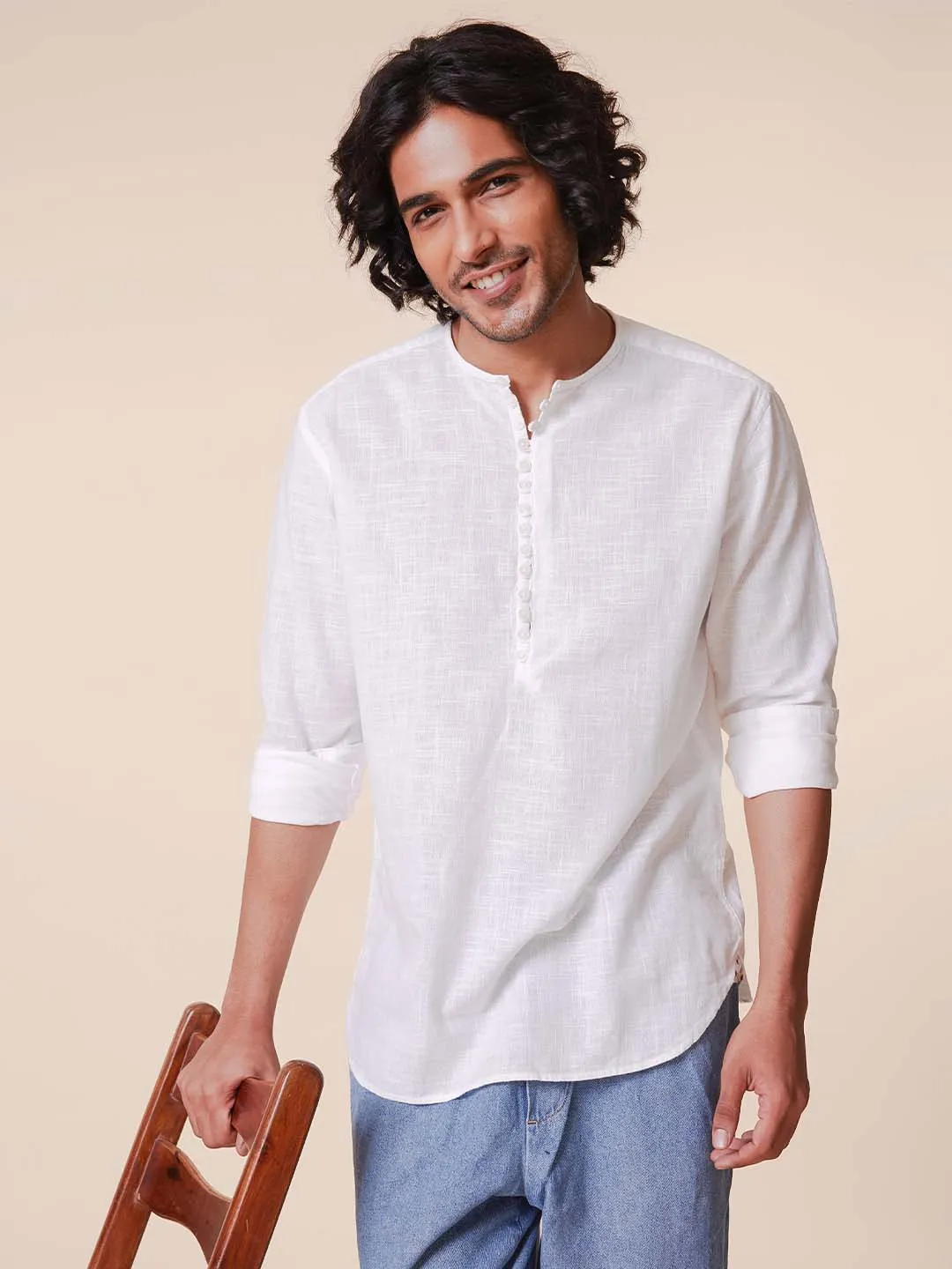 Loop Detail Kurta - Arc