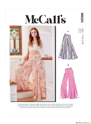 McCall's Pattern M8223 Misses' Trousers