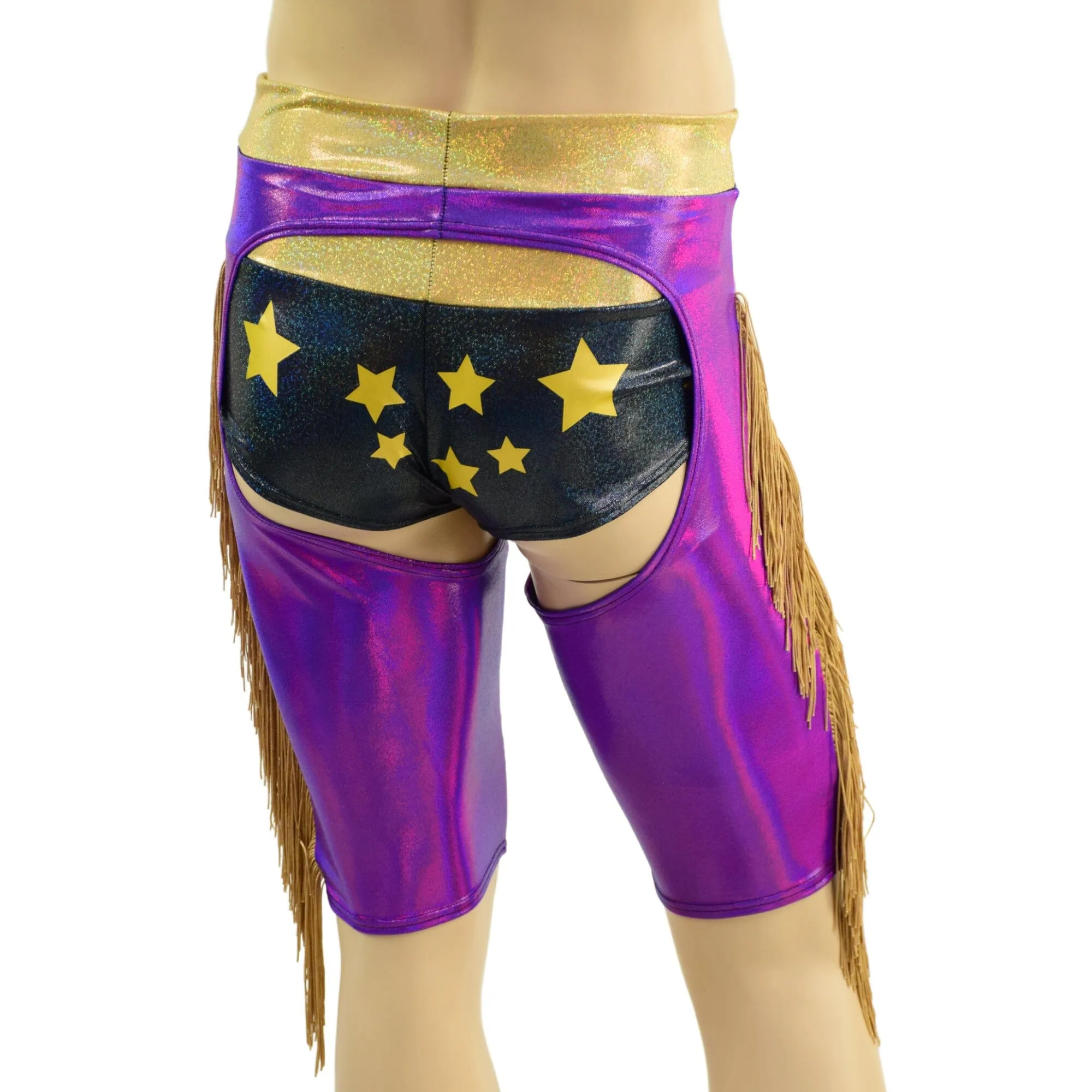 Mens Starry Lowrise Cheeky Aruba Shorts & Chaps Set or Separates