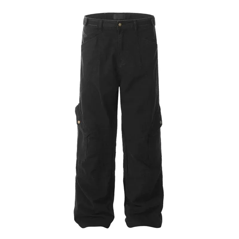 Military Cargo Wide Leg Pants