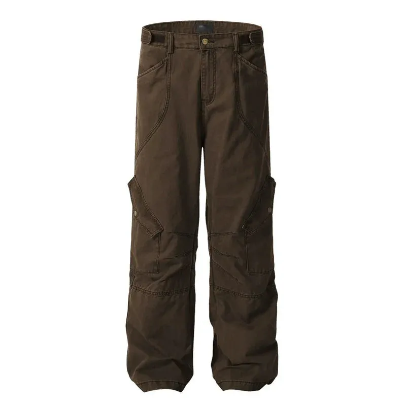 Military Cargo Wide Leg Pants