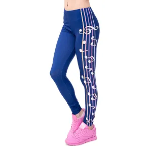 Music style fashion leggings pants