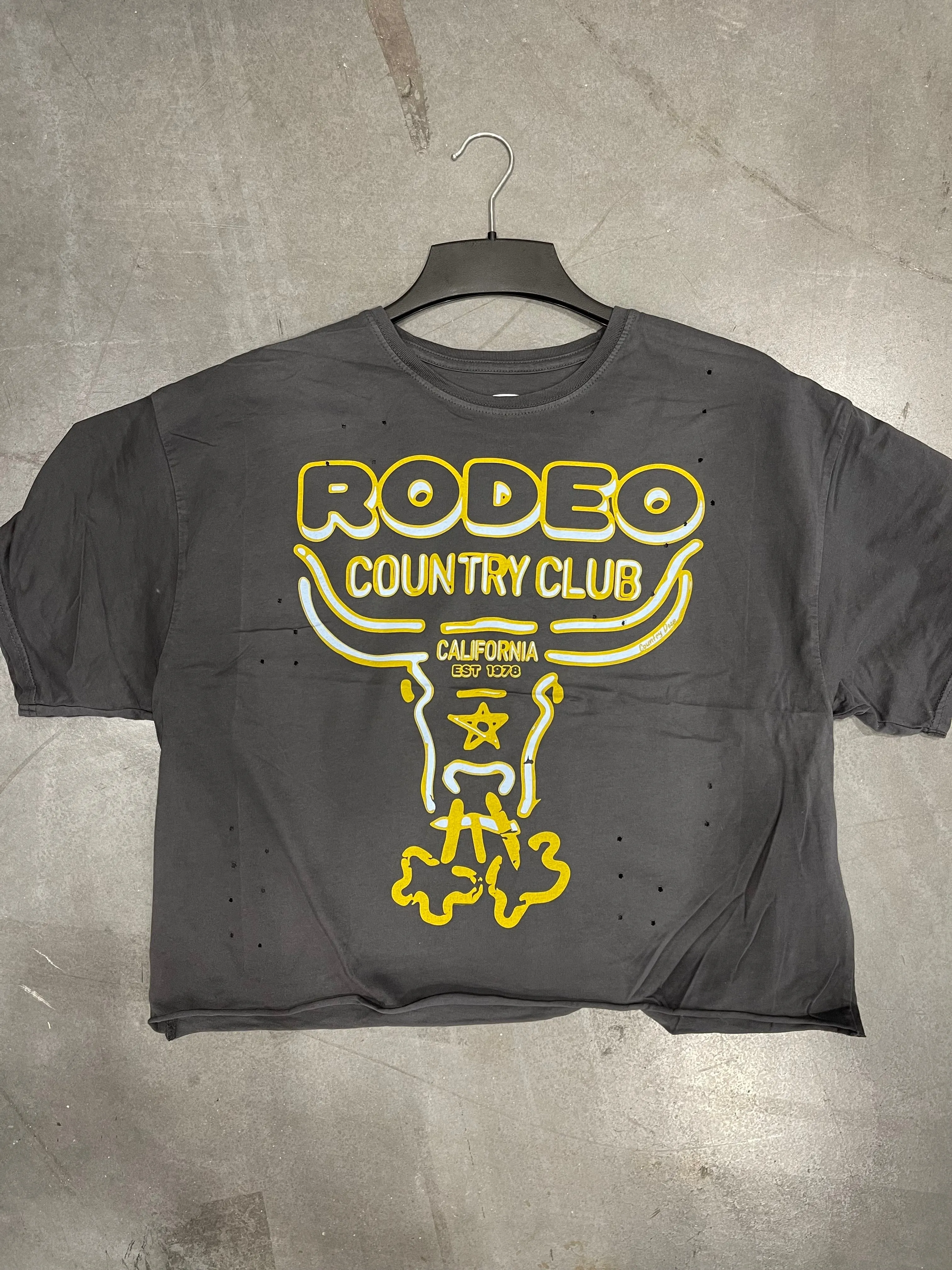 NEW!! Rodeo Country Club Cropped Tee