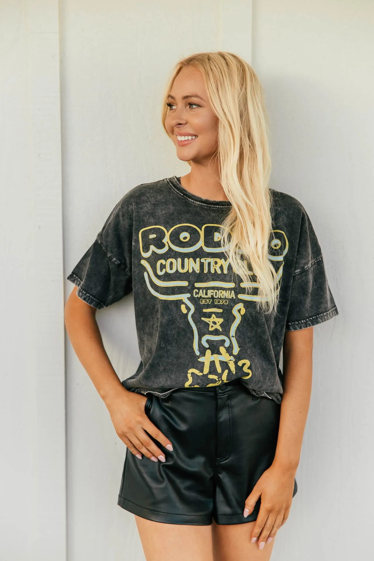 NEW!! Rodeo Country Club Cropped Tee