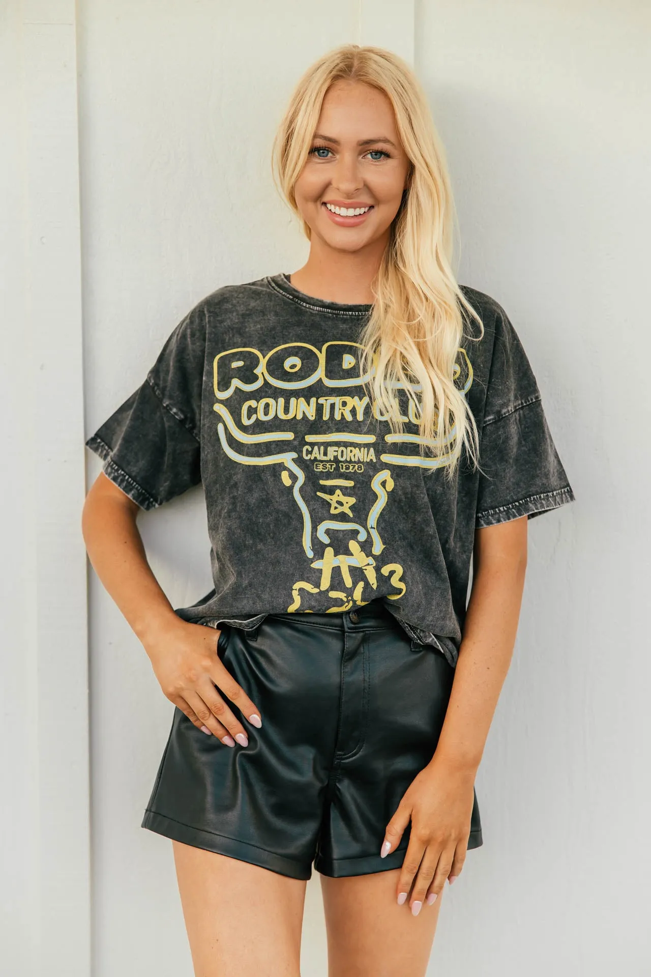 NEW!! Rodeo Country Club Cropped Tee