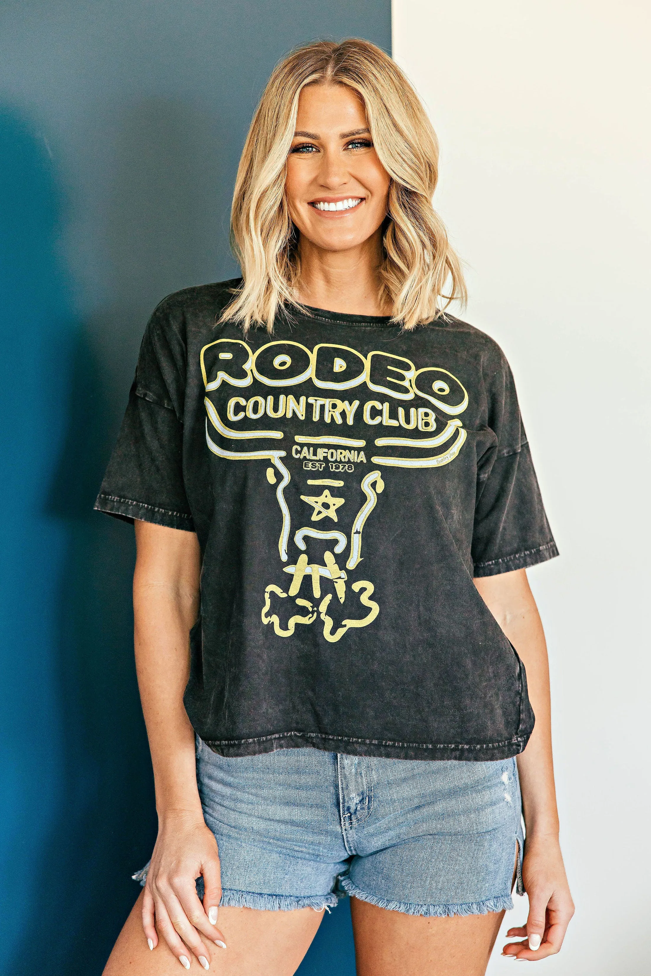 NEW!! Rodeo Country Club Cropped Tee