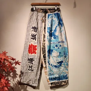 One Piece in Miyagi Ace & Luffy Dressrosa Patchwork Pants