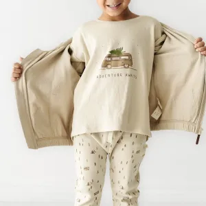 Organic Kids T-Shirt & Pant Set - Adventure Awaits